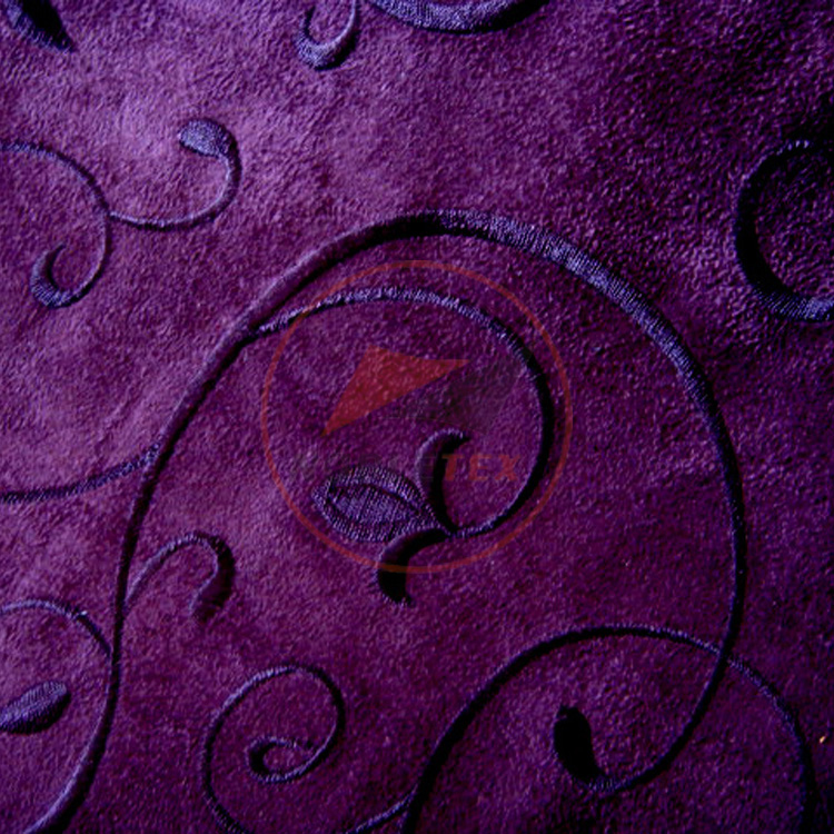 embroidery suede繡花麂皮絨